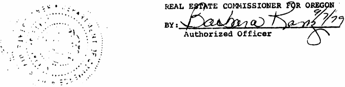 Real Estate Commisioner signature